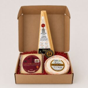 Trío de Quesos Europeos Gourmet 3 productos con Manchego Las Terceras, Parmigiano Reggiano y Saint-Félicien