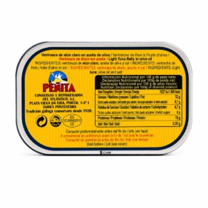 Ventresca de Atún Claro en aceite de oliva Peñita 120 g