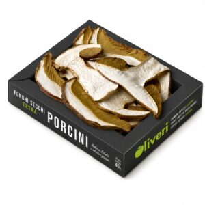 Boletus Porcini Secos Calidad Extra Oliveri Piemonte 40 g en bandeja premium