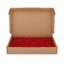 Caja de Regalo Gourmet Grande AGÁPICO abierta con relleno decorativo rojo