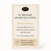 Tarjeta dedicatoria personalizada AGÁPICO para cestas de regalo gourmet