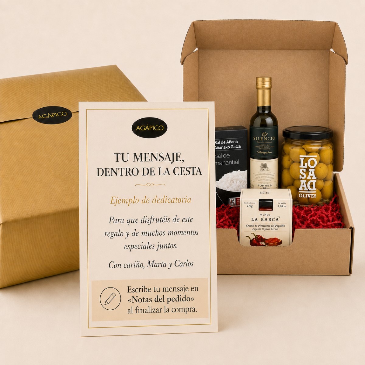 Tarjeta Detalle Corporativo Mediterráneo · 4 Productos Tarjeta dedicatoria personalizada para Detalle Corporativo Mediterráneo 4 productos