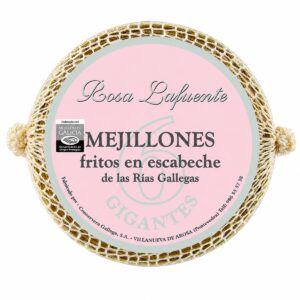Mejillones Fritos en Escabeche de las Rías Gallegas Rosa Lafuente 6 piezas gigantes 111 g