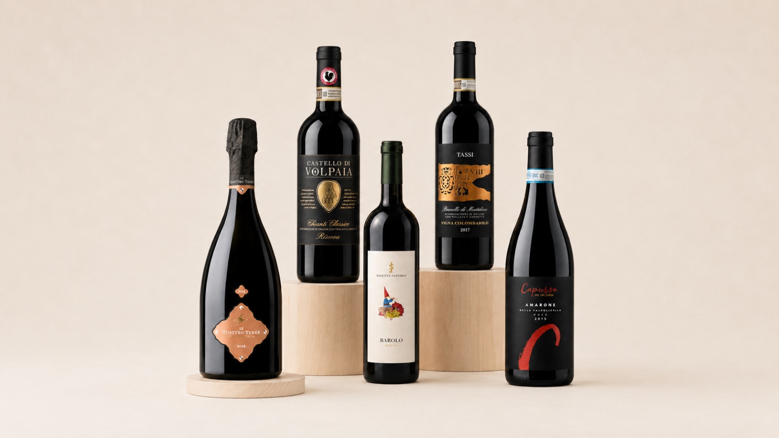 Vinos italianos para acompañar antipasti, pasta, risotto y quesos