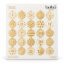 Calendario de Adviento de chocolate Bubó Barcelona blanco 63 g, con bolas navideñas doradas y números del Adviento