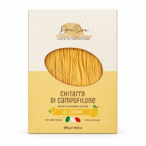 Chitarra di Campofilone al Limone DeciOva 250 g, pasta artesanal al huevo con limón