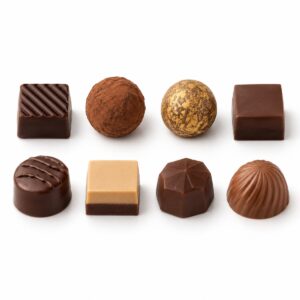 Chocolates surtidos Bodrato del Estuche Degustación 170 g con diferentes formas y acabados