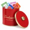 Lata de Pralinas Surtidas Bodrato 160 g con chocolates italianos envueltos individualmente