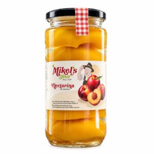 Nectarina en Almíbar Mikel’s Fruit 720 g en tarro de cristal con piezas de fruta