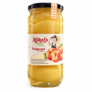 Paraguayo en Almíbar Mikel’s Fruit 720 g en tarro de cristal con piezas de fruta