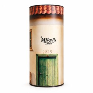 Estuche cilíndrico Mikel’s Fruit para Paraguayo en Almíbar 720 g